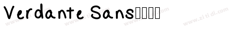 Verdante Sans字体转换